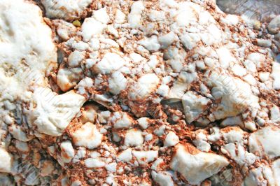 Texture of sea stone