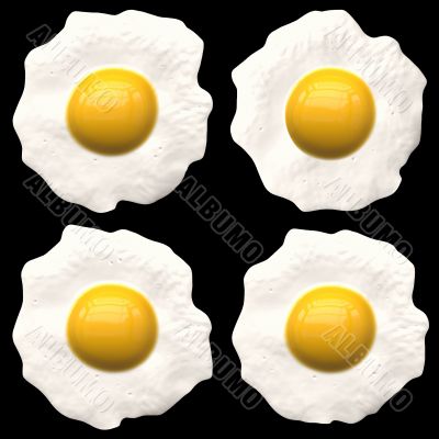 Fried eggs