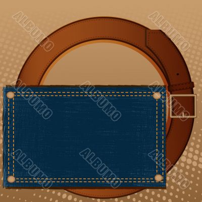 Jeans and belt Jeans and belt