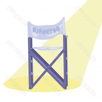 Movie director chair