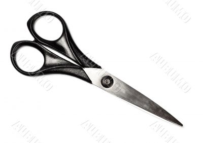 black closed scissors 