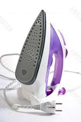 purple smoothing-iron