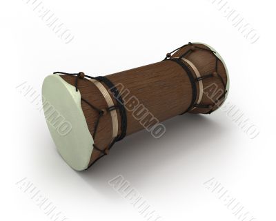 African talking drum in perspective 