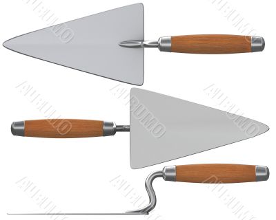 3D new construction trowel few views 