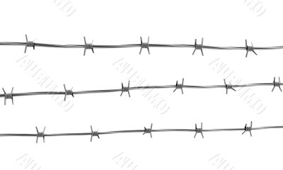 Barbed wire three lines 