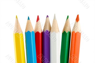 Crayons isolated Crayons isolated