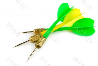 Dart on a white background