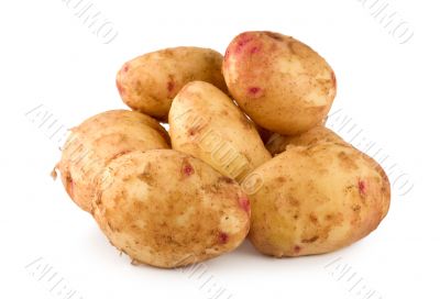 Raw potatoes Raw potatoes