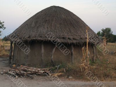 african hut in Cameroon