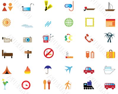 travel icons