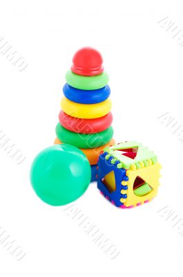 Set of kids toys