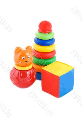 Set of kids toys