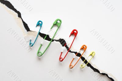 Safety Pins And Disrupt Paper Safety Pins And Disrupt Paper