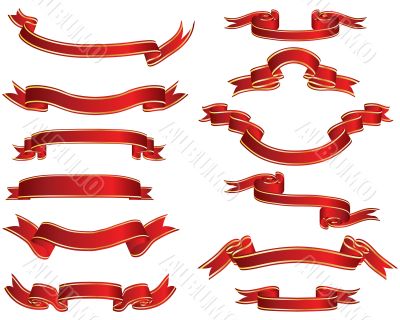 red ribons set