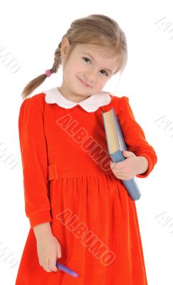 Girl with book
