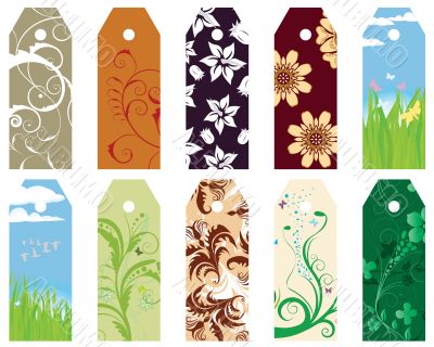floral bookmarks