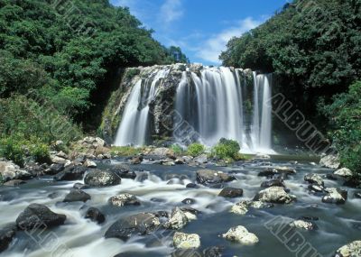 Waterfall in Reunion island