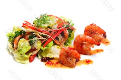 Tasty salad or apetizer