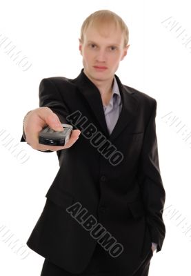 Man and a Remote Control