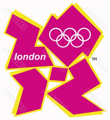 Logo of the 2012 Olympics. London.