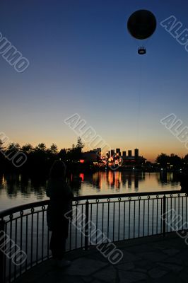 Balloon Sunset Balloon Sunset