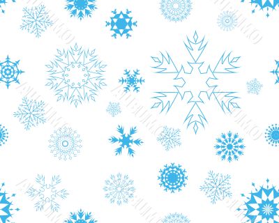 seamless snowflakes