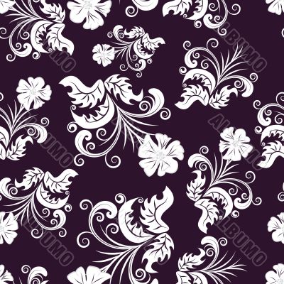 floral seamless background