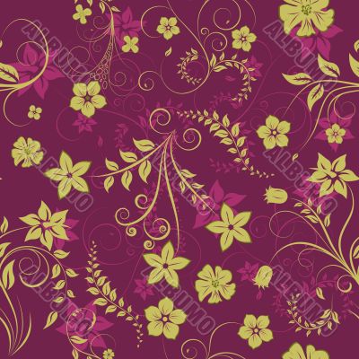 floral seamless background