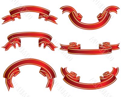 ribbons set red ribbons set red