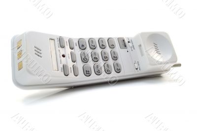 Phone on white