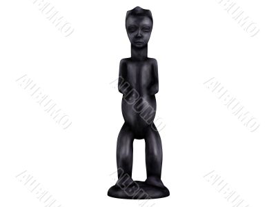 Old african statuette