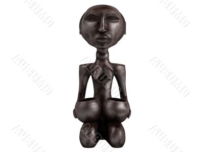 Old african statuette