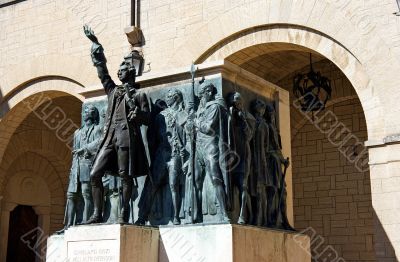 Monument Girolamo Gozi and defenders of freedom 1739-1740