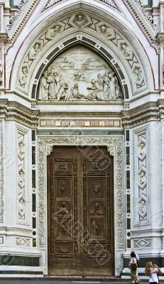 Gate of Santa Croce church