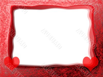 Red Hearts Frame