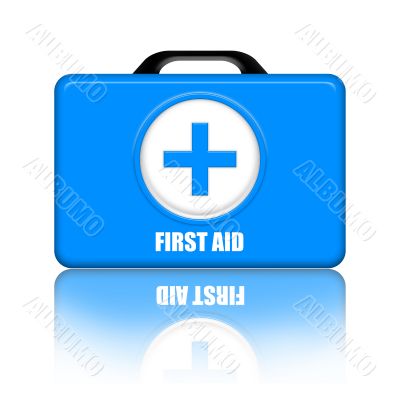 Blue First Aid Kit