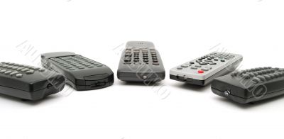 Five remote controls