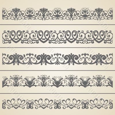 Seamless borders set