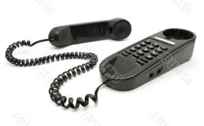 Black phone with buttons