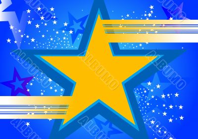 Background with star Background with star
