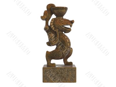 Asian jug statuette