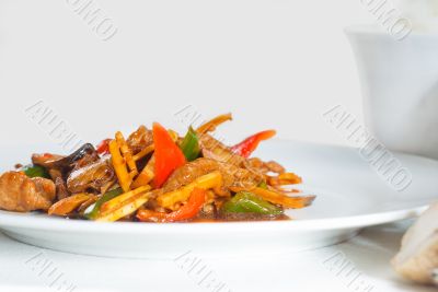 Chinese beef and vegetables