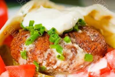 falafel wrap