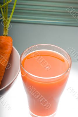 fresh carrot juice