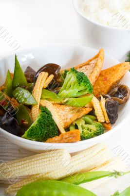 tofu beancurd and vegetables