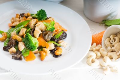 chicken and vegetables