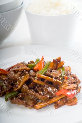 Chinese beef and vegetables