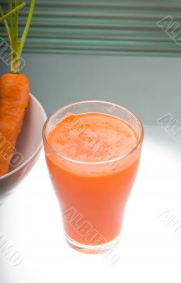 fresh carrot juice