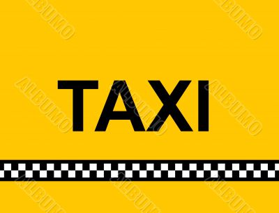 TAXI Sign