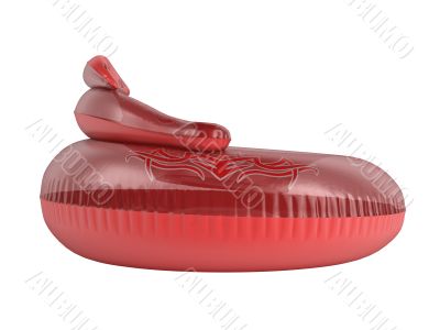 Inflatable raft